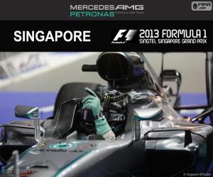 yapboz Nico Rosberg, 2016 Singapur Grand Prix